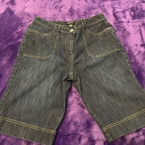 Chico's Dark Blue Jean Shorts